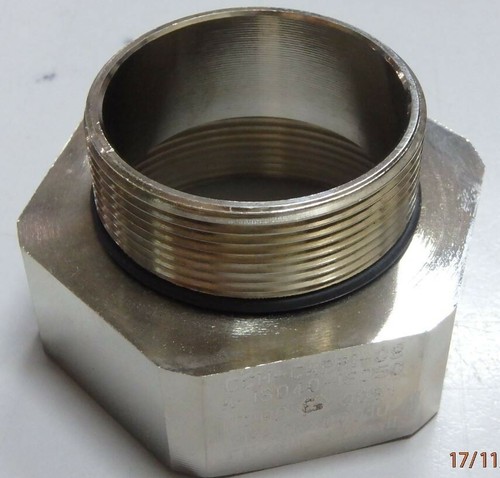 (AMPMECH) EATON CROUSE-HINDS / CAPRI EXD & EXE ADAPTOR, M32M X M40F, NICKEL BRP - Picture 4 of 4
