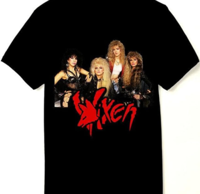 Vixen band T-shirt BLACK short sleeve All sizes S to 5Xl 1F1008 | eBay