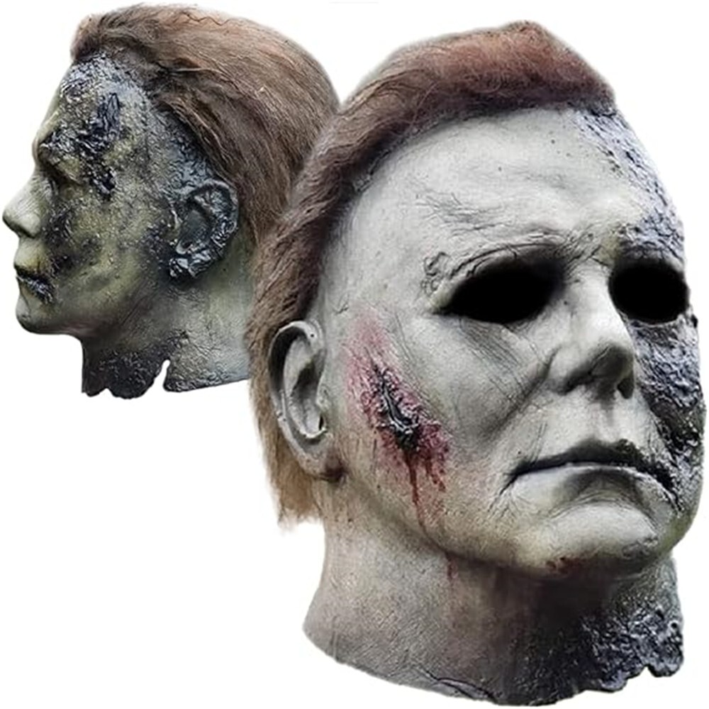 Michael Myers Halloween Scary Kills Horror Movie Cosplay Costume Latex Full Mask