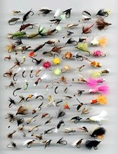 Trout Flies: One Hundred Assorted Good Quality Trout Flies  (Code 138)