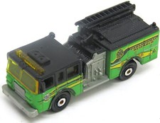 Matchbox 2008 Mattel Pierce Dash Fire Engine, Paranormal Research Tanker Truck.