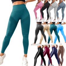 Women Anti-Cellulite Yoga Pants Push Up Tik Tok Leggings Bum Butt Lift Sport Gym