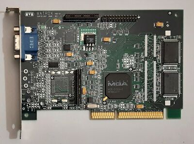 Matrox Productiva G100 AGP Grafikkarte (G+/PROA/4BI/5, 4MB, retro, 1998)
