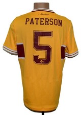 MOTHERWELL 2021/2022 HOME FOOTBALL SHIRT SIZE L ADULT #5 PATERSON