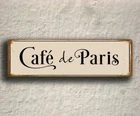 Cafe De Paris Sign - Coffee Signs Durable high quality indoor or outdoor use ...