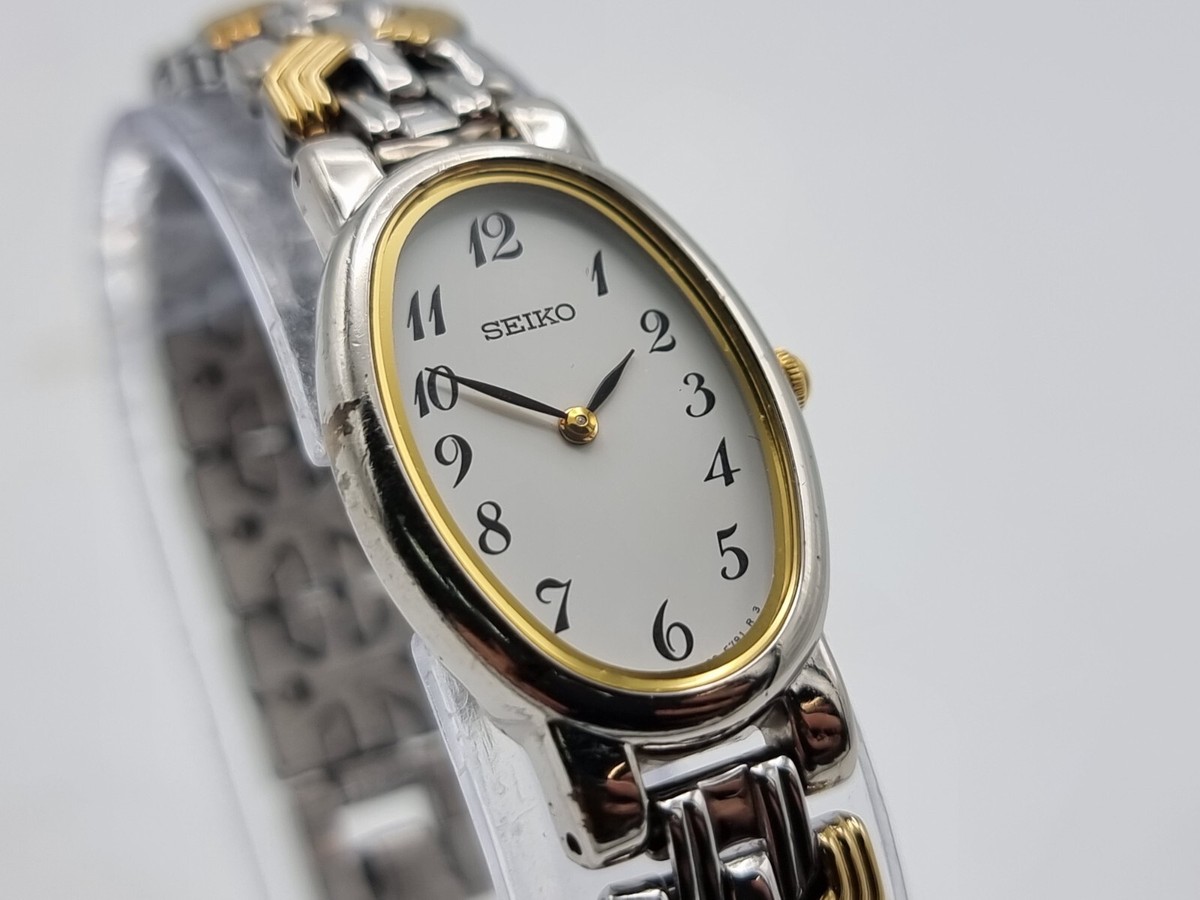 Seiko Two Two Stainless Steel Quartz Watch 4N00-6461