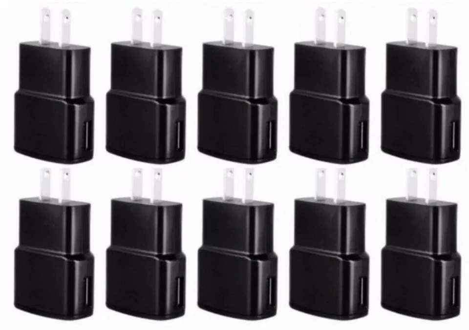 Lot 2A USB Wall Charger Plug Home Power Adapter For iPhone Samsung Android LGHTC - Image 2 of 4