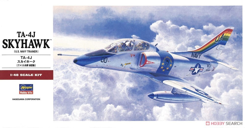 ハセガワ 1/48 A-4 スカイホーク　TA-4J　練習機　完成品 Hasegawa TA-4J SKYHAWK 1/48 Scale Kit U.S. Navy Trainer