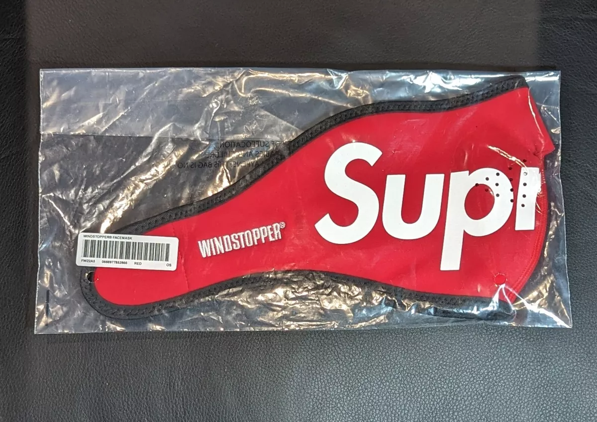 Supreme WINDSTOPPER Facemask Red