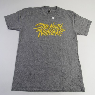 Golden State Warriors Next Level Short Sleeve Shirt Men's Gray New