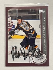 Nashville Predators VLADIMIR ORSZAGH Signed Card