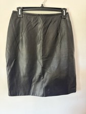 Lauren Ralph Lauren 100 genuine leather pencil skirt 90s y2k size 10P pebbled