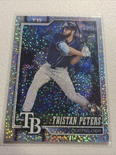 New! 🔥2026 Topps Series 1 Celebration Confetti Tristan Peters Tampa Bay Rays