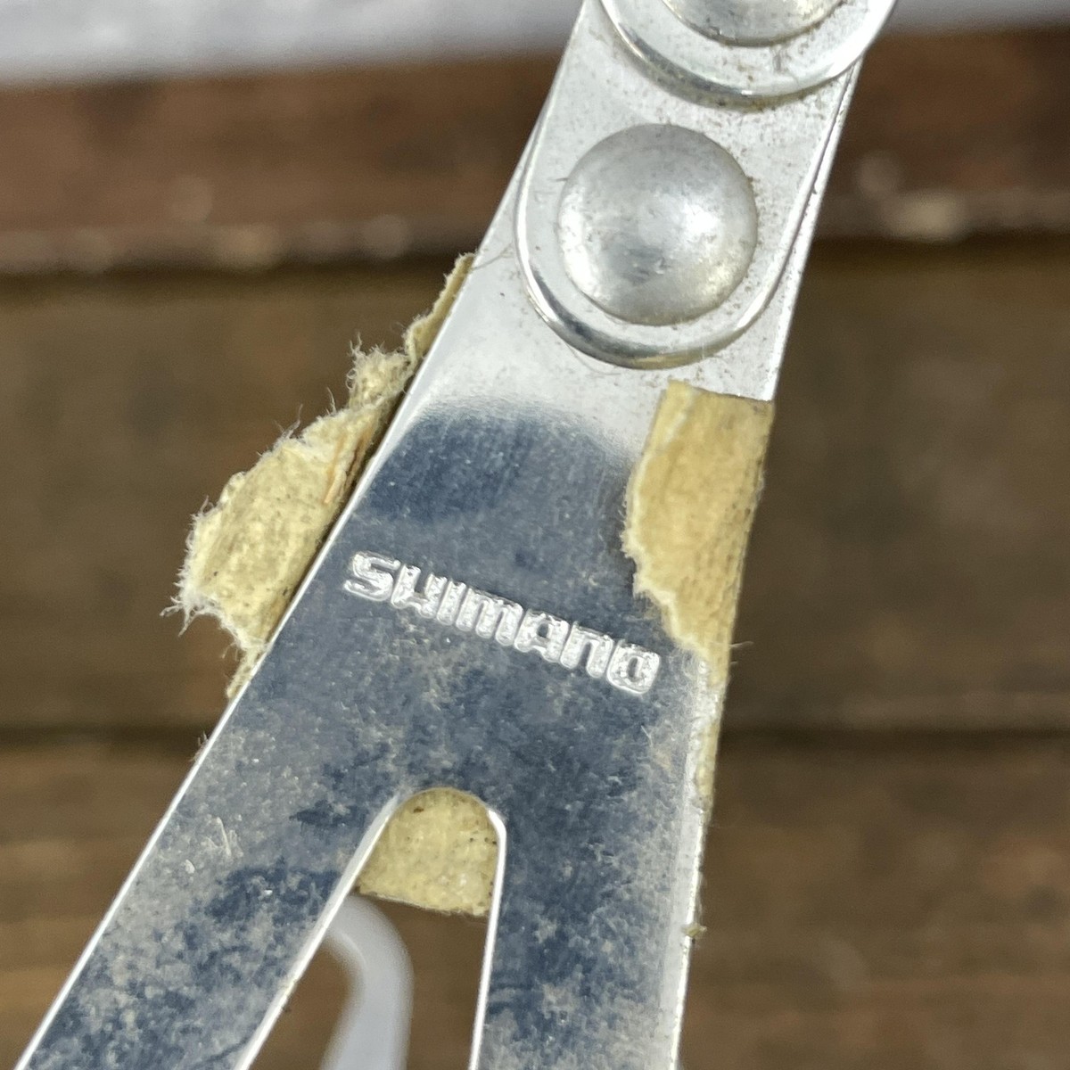 Vintage Shimano Toe Clips LL Dura Ace 600 3-Hole Pair Japan 80s
