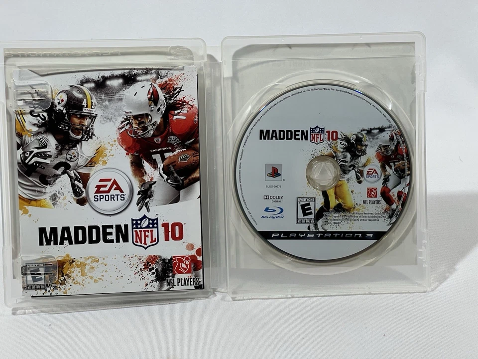 EA Sports Madden NFL 10 Playstation 3 Juego con Manual Foto 2 de 4