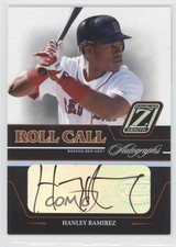 2005 Donruss Zenith Roll Call Hanley Ramirez #RC-1 Auto q9p
