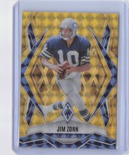 2025 Panini Phoenix Jim Zorn #/185 Yellow Pyramids Prizm #139 Seattle Seahawks