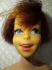 VTG Casey Doll/Mattel/1966/ Tatian Hair With 1965 Francie Dress. TLC-Broken Leg