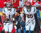 Jamar Chase & Tee Higgins Autographed Cincinnati Bengals 8x10 Photo COA-Hologram