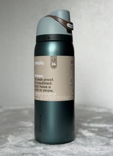 Owala WINTER GREEN 32 OZ Holiday Christmas Green Metallic Freesip NWT