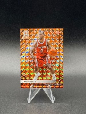 CHRIS PAUL 2017-18 Panini Spectra #52 Neon Orange Prizm (Jersey #) 3/5