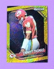 2025 Panini Prizm Black | *GOLD SHIMMER* SSP #74 CHIEFS | EMMITT THOMAS *(#/10)*