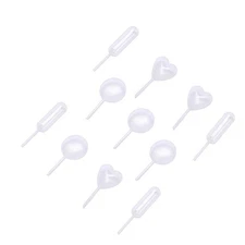 Clear 150 Mini 4ml Plastic Dessert Toppers Cupcake Pipette Flavor Infusers Party