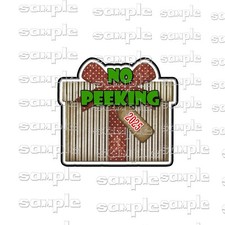 Disney Christmas No Peeking best Premade Scrapbook Paper Piece Die Cut