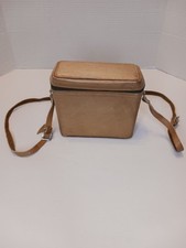 Vintage USA Cowhide Top Gr CAMERA CASE Or Leather Purse Bag Retro Photographer