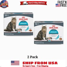 2 PACK Royal Canin Feline Care Nutrition Urinary Care Adult Thin Slices,3oz,12ct