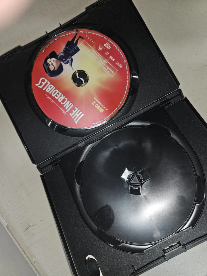 The Incredibles (DVD, 2005) 2-Disc Collector’s Edition Pixar Disney Movie VG - Image 4 of 4