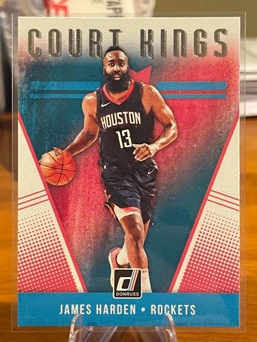 2018-19 Panini Donruss Basketball James Harden-#1 Court Kings. Houston Rockets