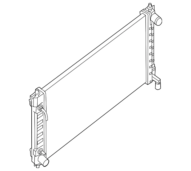 Nissan Altima 2007-2018 genuino - Conjunto de radiador 21410-ZN50B Foto 2 de 3