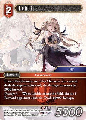 Lehftia [Final Fantasy TCG] Trading Card - SQUARE ENIX [NEAR MINT] 21-020C