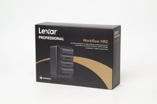 New in box Lexar Professional Workflow HR2 Hub w USB 3.0 thunderbolt2 cables
