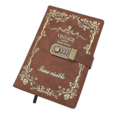 Password Book Multipurpose Modische Exquisite Europäische Stil Vintage Lock BAK