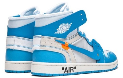 Size 8 - Jordan 1 Retro OG x Off-White High UNC for sale online | eBay