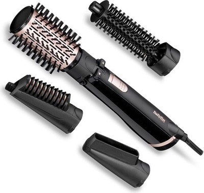BaByliss Dry Straighten and Style Rotierende Warmluftbürste zum Trocknen, Glätte
