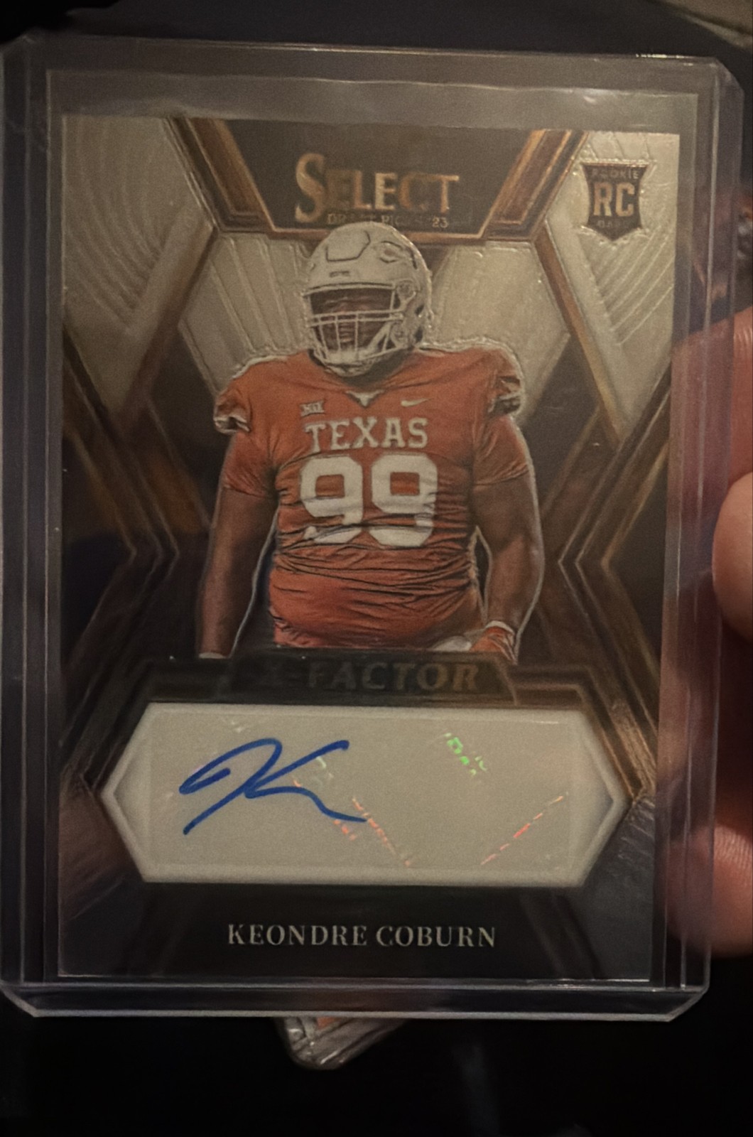 Keondre Coburn Panini Select Draft Picks X-Factor Signatures #XSKCO Base