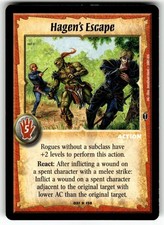 2005 Warlord Saga of the Storm: Hero's Gambit Card 21/158 R Hagen's Escape