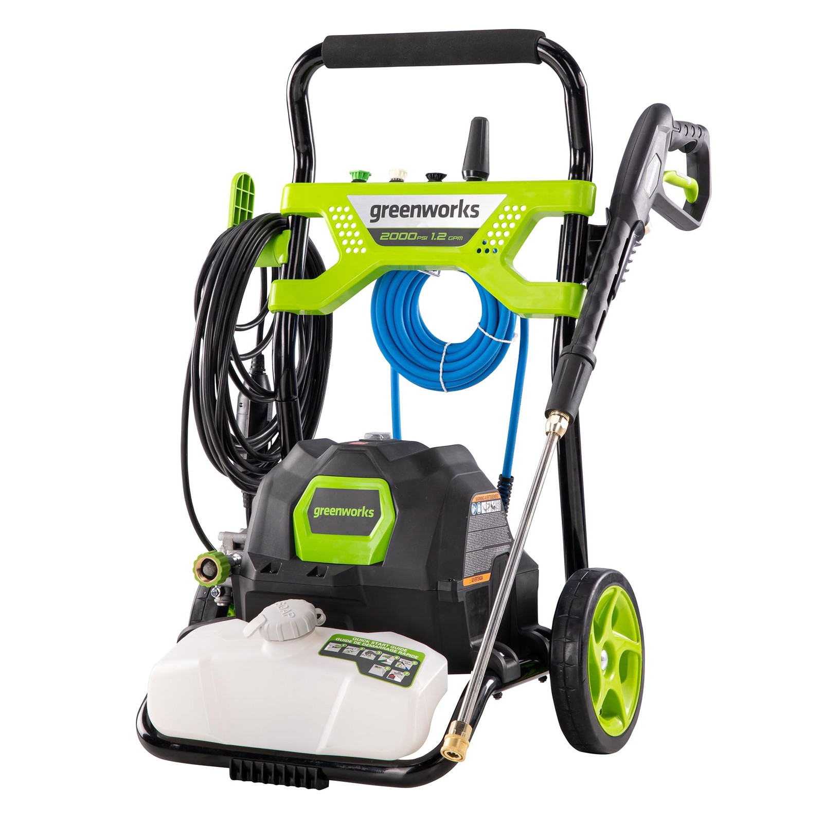 Greenworks 2000 PSI 1.2 GPM Pressure Washer (Open Frame 2000