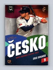 Eric Sogard 2023 Legendary Cards #T-27 WBC (Series 2) Czech Republic 011697