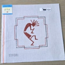 Sundance Designs Hand Painted Needlepoint Canvas-Kokopello-5  x 5  