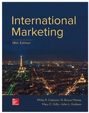 International Marketing by John Graham, Mary c. Gilly and Philip R. Cateora...