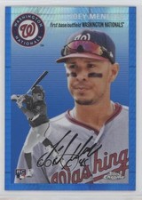 2023 Topps Chrome Platinum Anniversary Blue Prism Refractor Joey Meneses 12f8