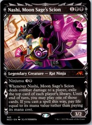 Nashi, Moon Sage's Scion (Showcase) - Kamigawa: Neon Dynasty #343