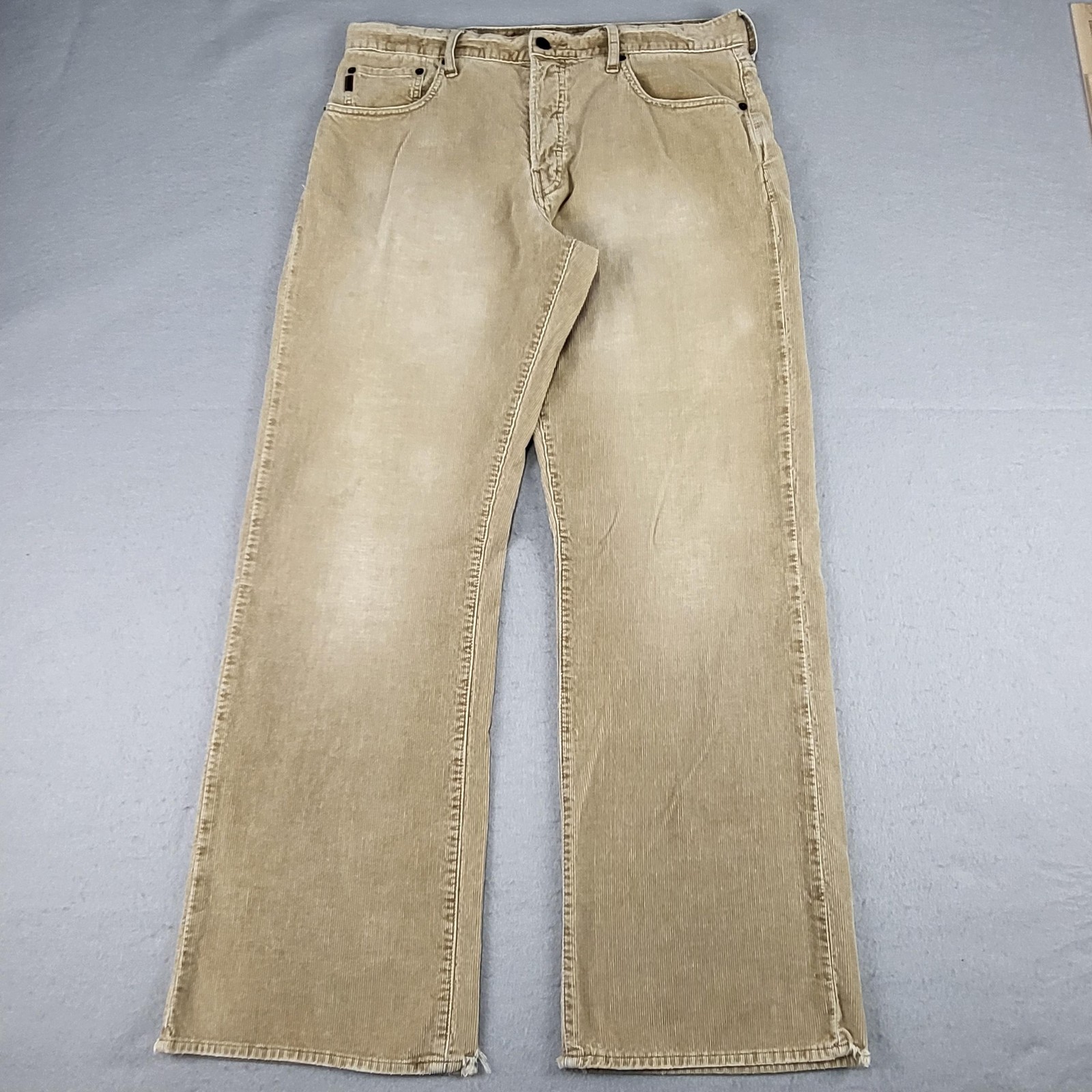 VTG Abercrombie & Fitch 1892 Corduroy Pants Mens 36x32 Beige Khaki Chugger