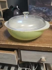 Vintage PYREX Lime Green 2 Quart Mixing Bowl Casserole Dish #024 USA