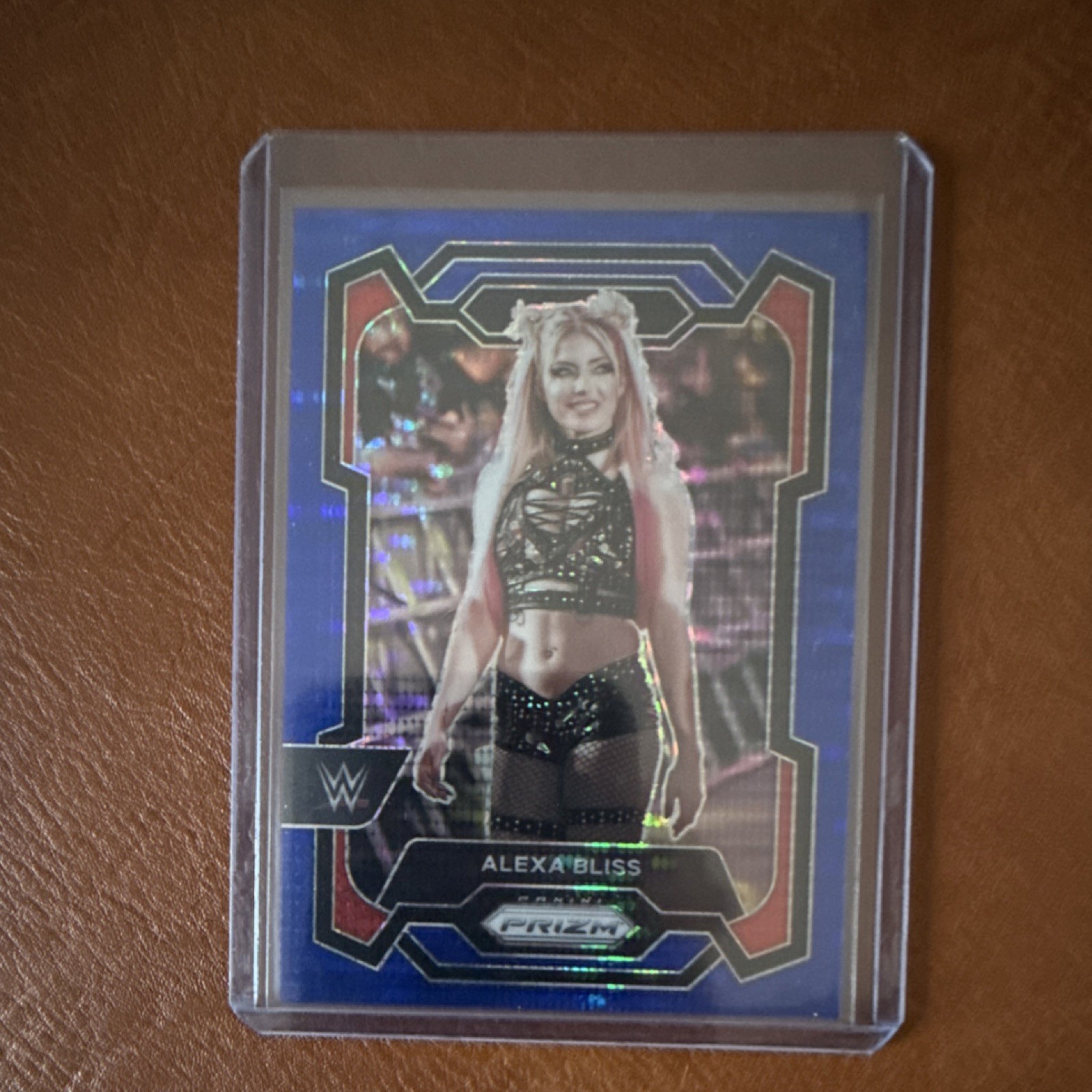 2024 Panini Prizm WWE Alexa Bliss #138 Blue Pulsar Prizm /75 (Serial Numbered)