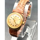 VTG Timex Women's Wind Up Mechanical Watch 28mm Date Indicator Adjustable Works